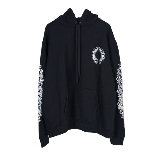 CHROME HEARTS FLORAL HORSESHOE HOODIE