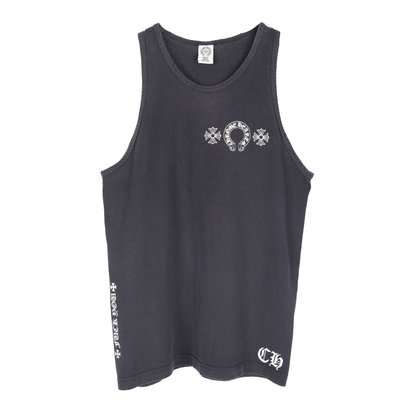 CHROME HEARTS VINTAGE PLUS HORSESHOE LOGO TANK TOP
