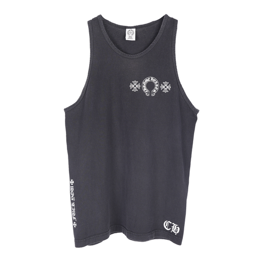 CHROME HEARTS VINTAGE PLUS HORSESHOE LOGO TANK TOP