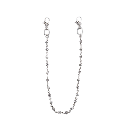 Chrome Hearts Dice Wallet Chain Long 22 Link Double Lobster