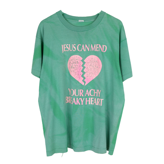 VINTAGE JESUS CAN MEND YOUR ACHY BREAKY HEART TEE