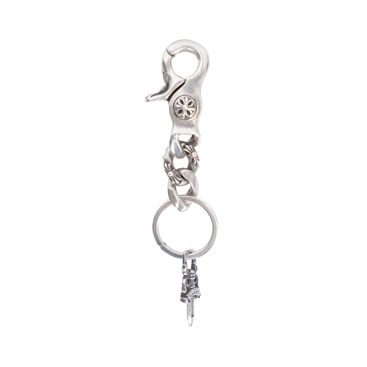 CHROME HEARTS FANCY LINK DAGGER KEY CHAIN