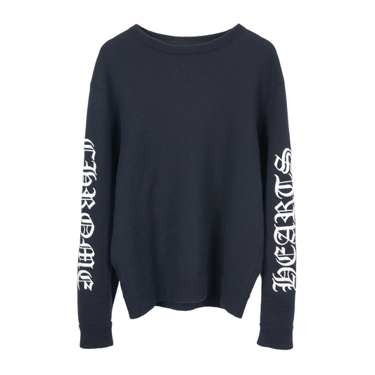 CHROME HEARTS EMBROIDERED CASHMERE SWEATER