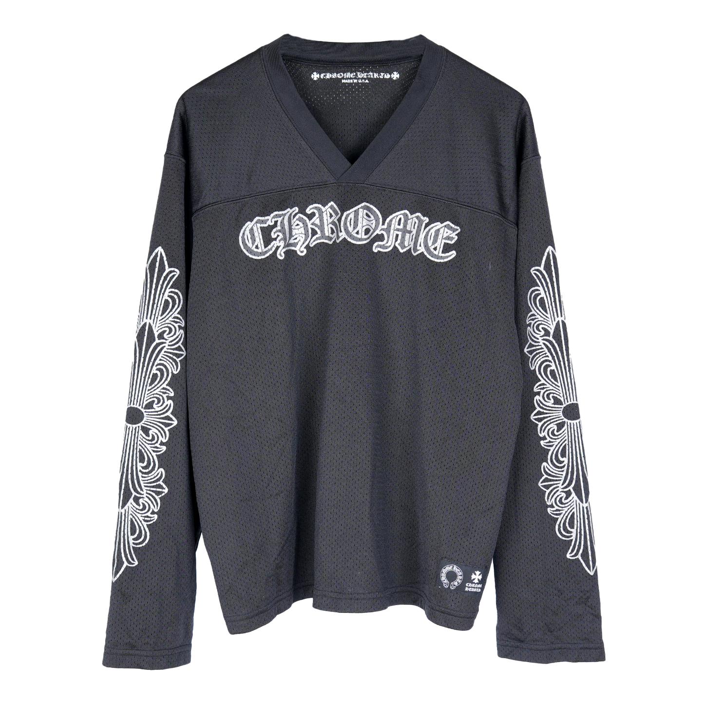 CHROME HEARTS MESH LOGO JERSEY
