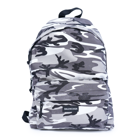 BALENCIAGA CAMO EXPLORER BACKPACK