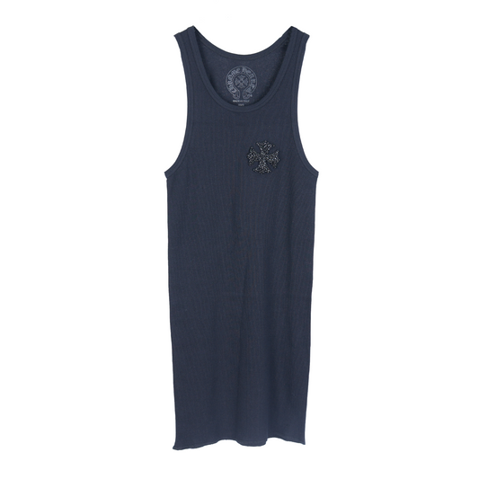 CHROME HEARTS BLACK SEQUIN PATCH ART BASEL EXCLUSIVE