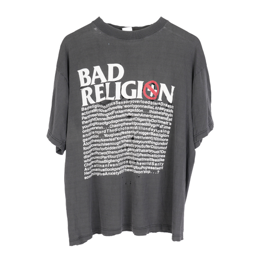 VINTAGE THRASHED BAD RELIGION TEE