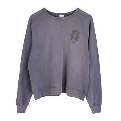 CHROME HEARTS VINTAGE FADED FLORAL DAGGER LONG SLEEVE