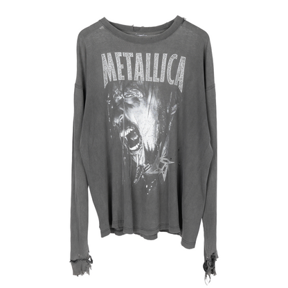 VINTAGE THRASHED METALLICA LONG SLEEVE