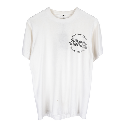 VINTAGE SUICIDAL TENDENCIES 'JOIN THE ARMY' WORLD TOUR TEE 1987
