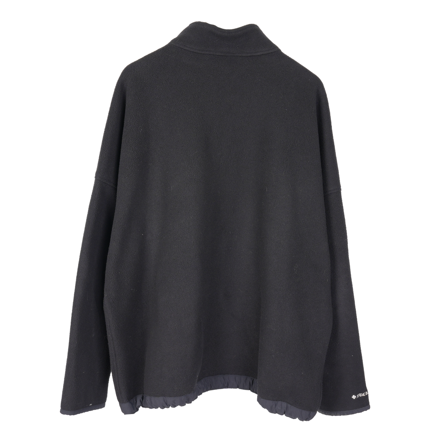CHROME HEARTS HORSESHOE EMBROIDERED QUARTER ZIP FLEECE JACKET