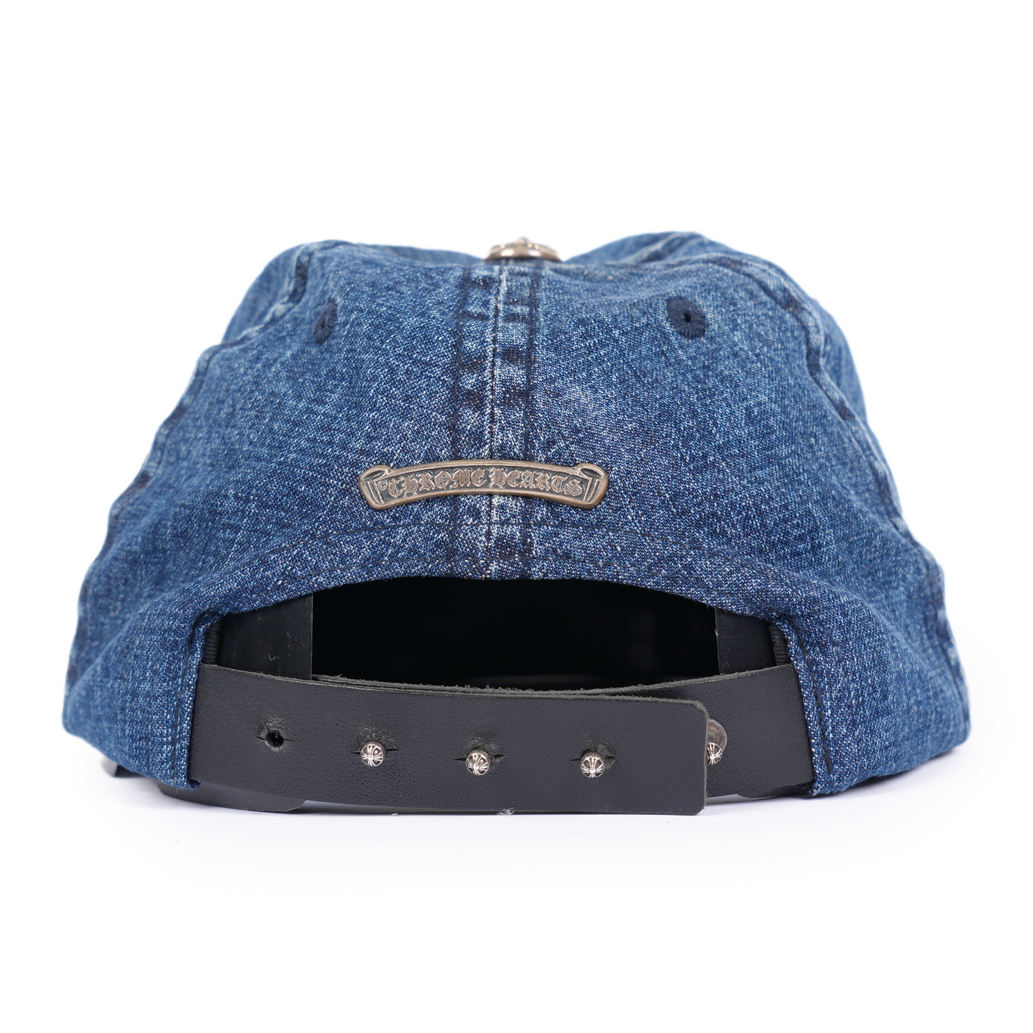 CHROME HEARTS DAGGER EMBROIDERED DENIM HAT
