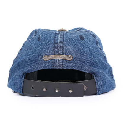 CHROME HEARTS DAGGER EMBROIDERED DENIM HAT