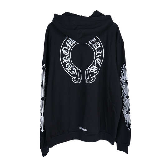 CHROME HEARTS FLORAL HORSESHOE HOODIE