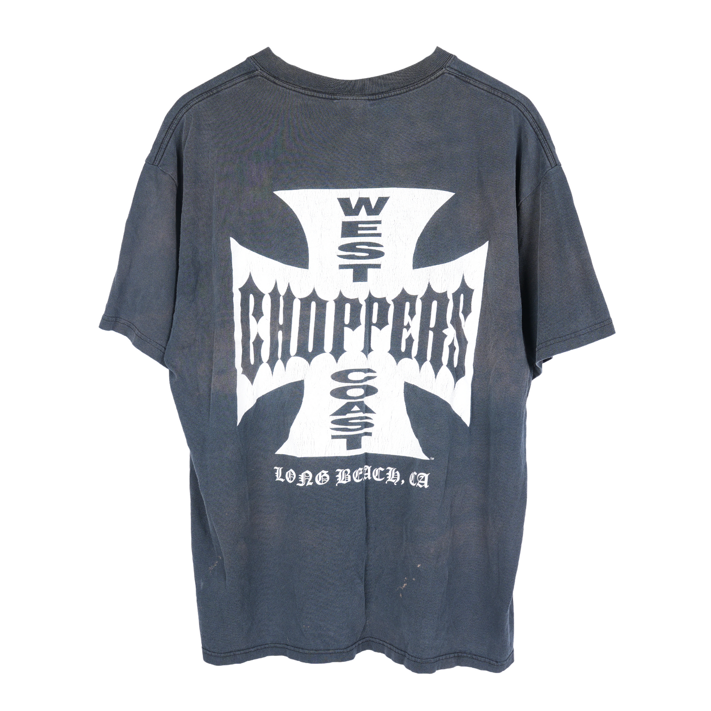 VINTAGE WEST COAST CHOPPERS WCC FADED THRASHED T-SHIRT