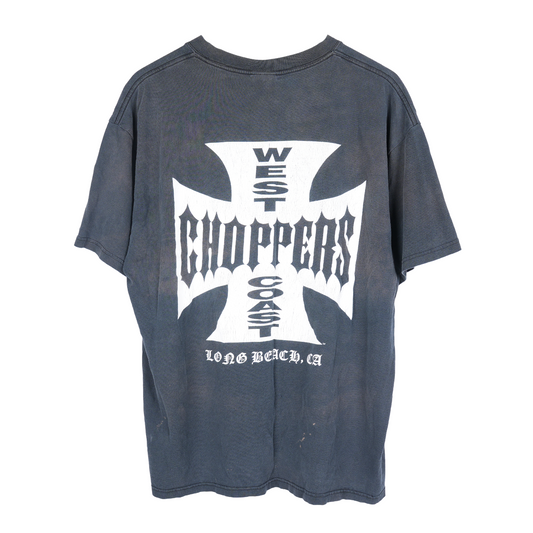 VINTAGE WEST COAST CHOPPERS WCC FADED THRASHED T-SHIRT
