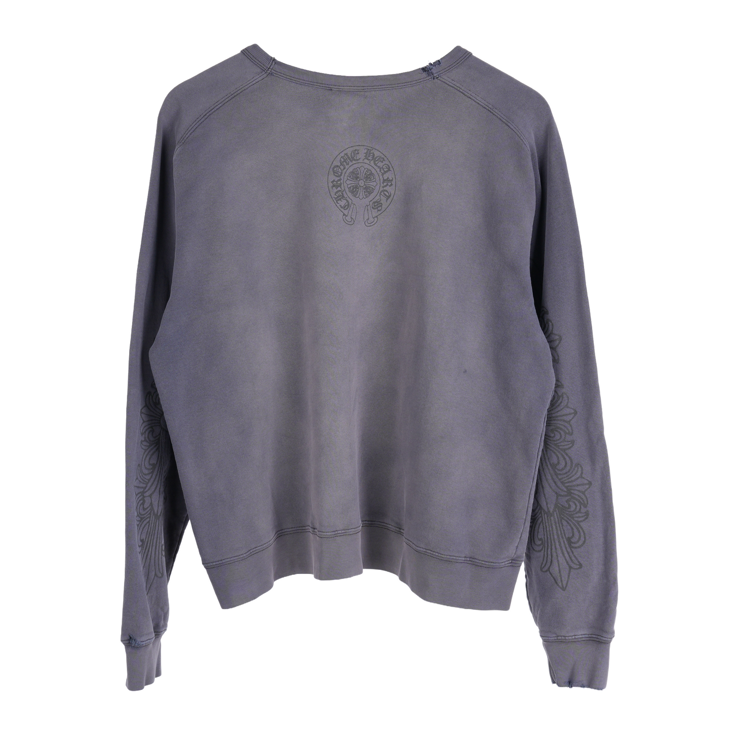 CHROME HEARTS VINTAGE FADED FLORAL DAGGER LONG SLEEVE