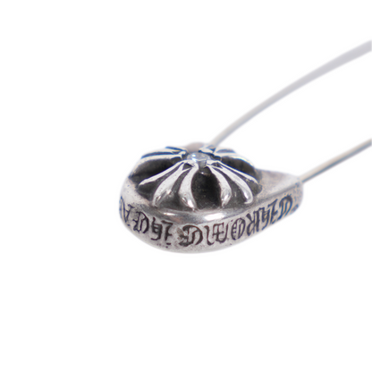 CHROME HEARTS SAFETY PIN WITH DIAMOND