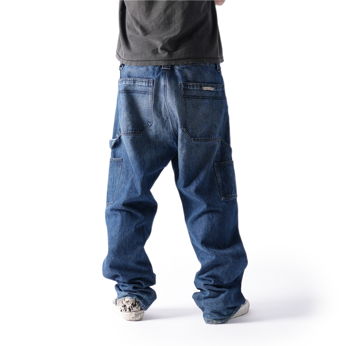 CHROME HEARTS BLUE TURBO DIESEL BAGGY JEANS