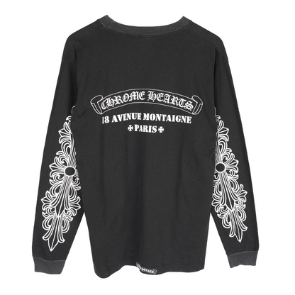 CHROME HEARTS VINTAGE PARIS FLORAL LONG SLEEVE TEE