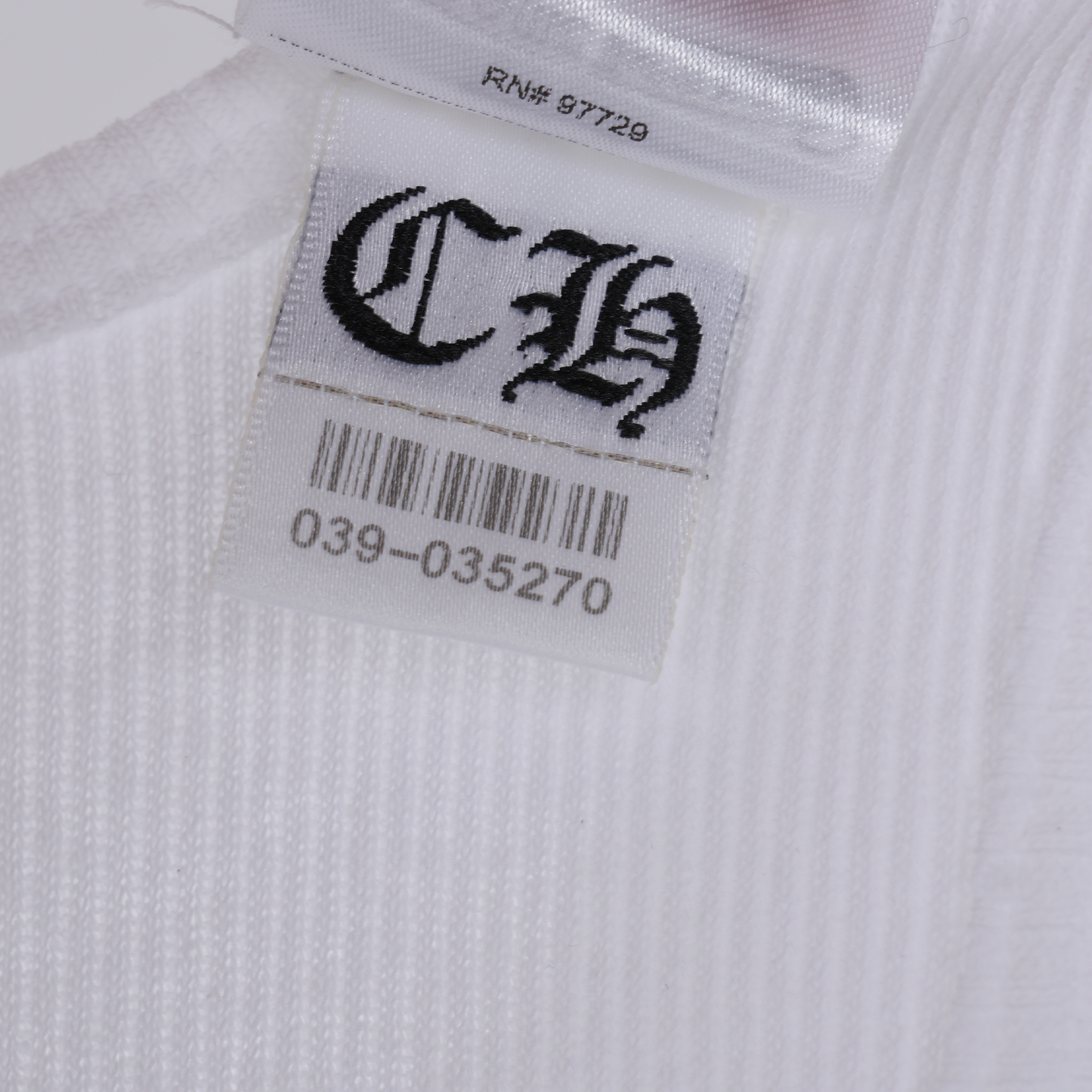 CHROME HEARTS WHITE CANNES LOVE YOU TANK TOP