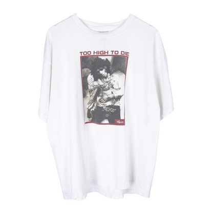 VINTAGE KEITH RICHARDS 'TOO HIGH TO DIE' THE ROLLING STONES TEE