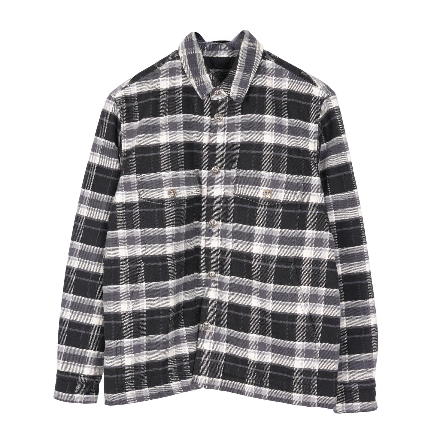 Chrome Hearts GREY QUILTED FLANNEL