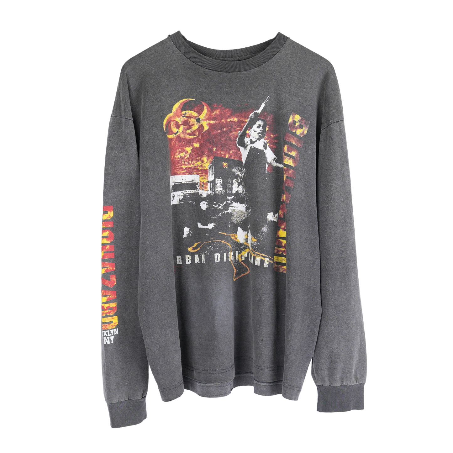 VINTAGE BIOHAZARD LONG SLEEVE TEE