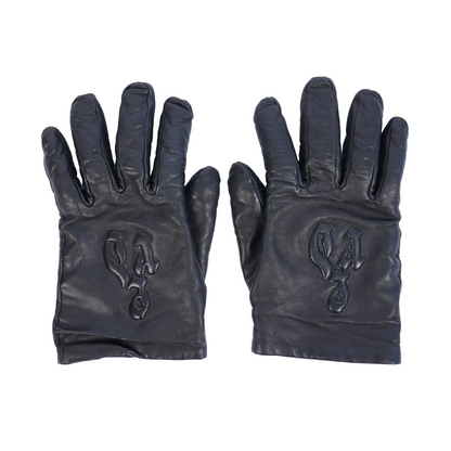 BLACK LEATHER ERD GLOVES