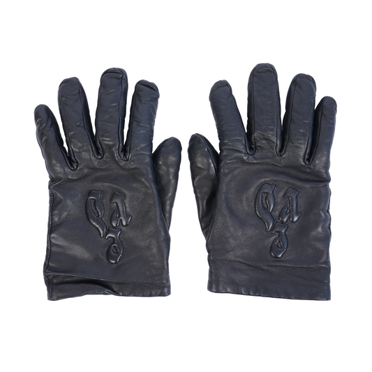 BLACK LEATHER ERD GLOVES