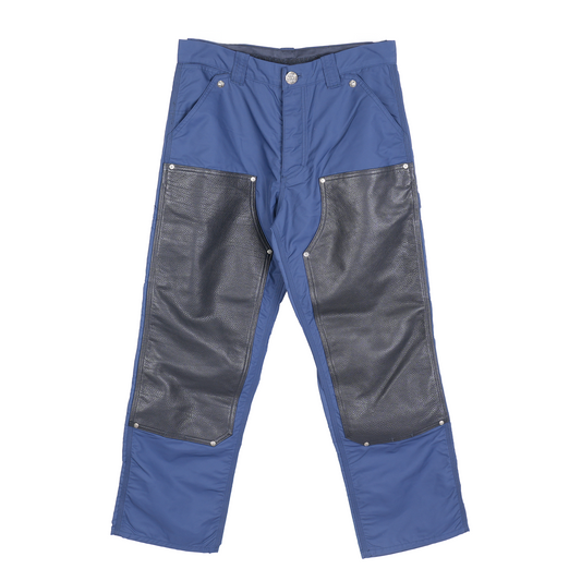 CHROME HEARTS NYLON LEATHER DOUBLE KNEE PANTS