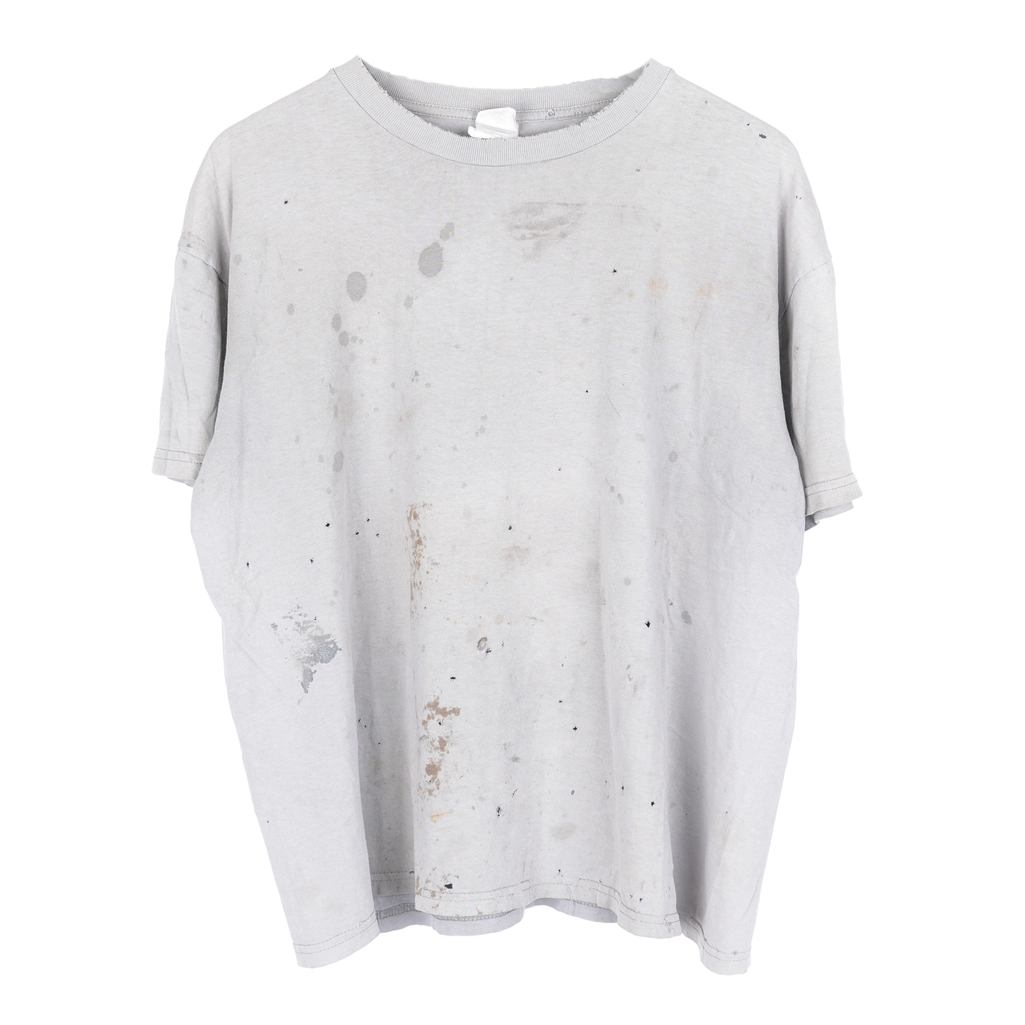 VINTAGE GREY DISTRESSED BLANK T-SHIRT