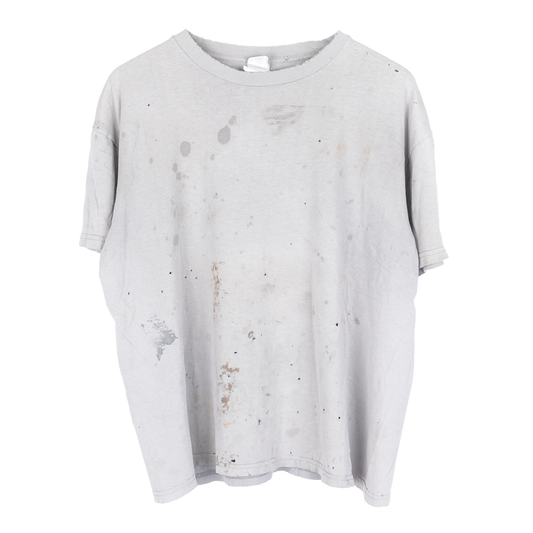 VINTAGE GREY DISTRESSED BLANK T-SHIRT