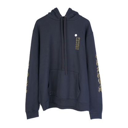 CHROME HEARTS BROWN SCROLL HOODIE