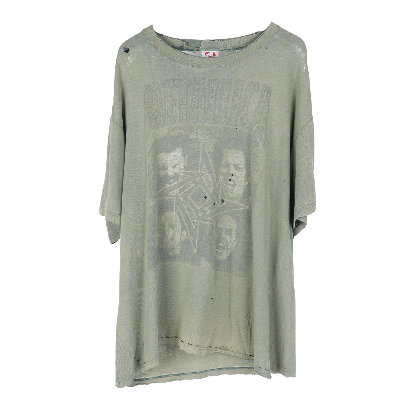 VINTAGE FADED GREEN METALLICA TEE