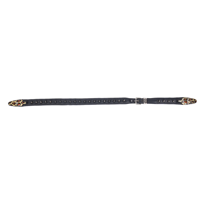 1/1 CHEETAH SPIKED GUITAR STRAP