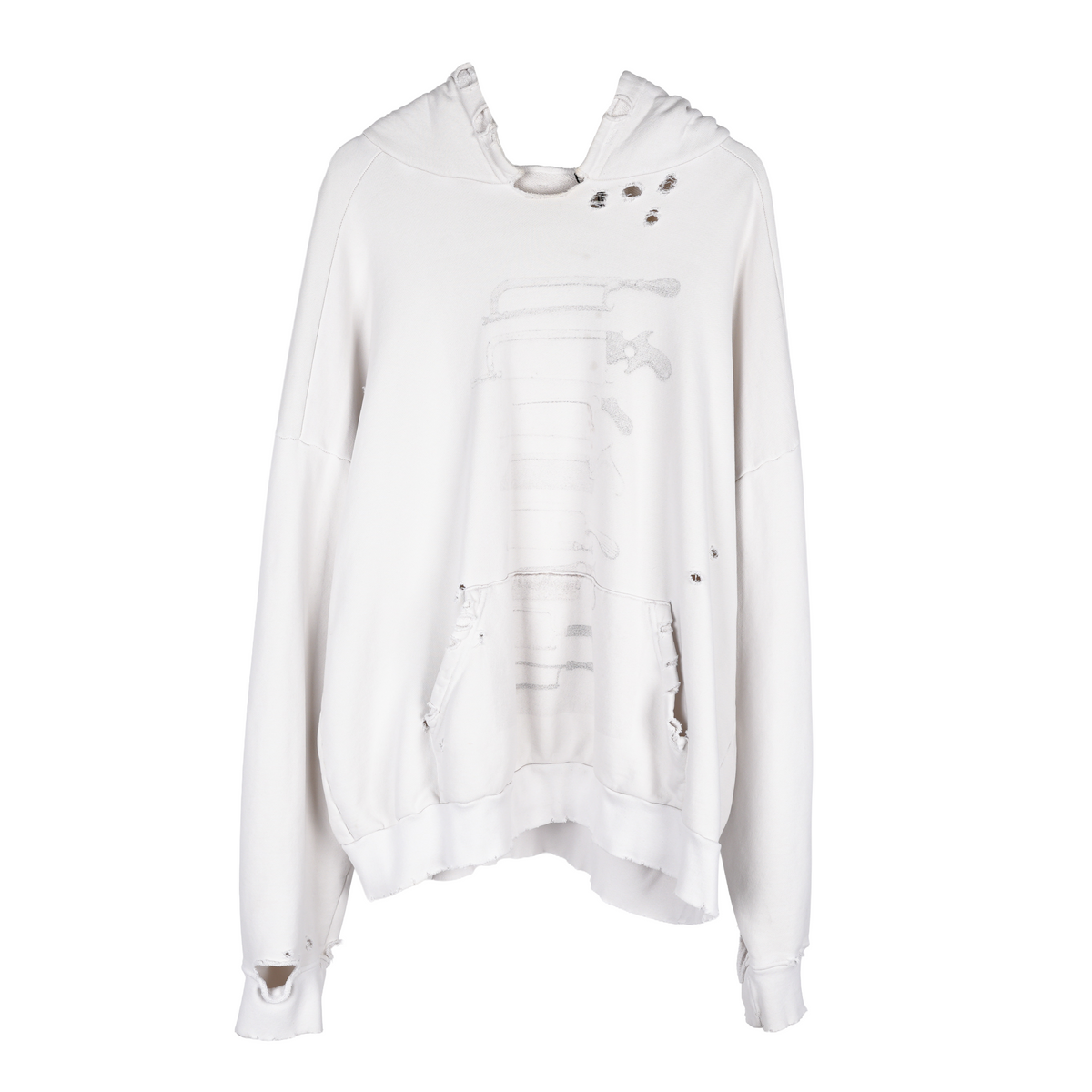 ALEXANDER DIGENOVA THRASHED SAW HOODIE