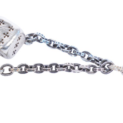 CHROME HEARTS DBL DICE KEYCHAIN