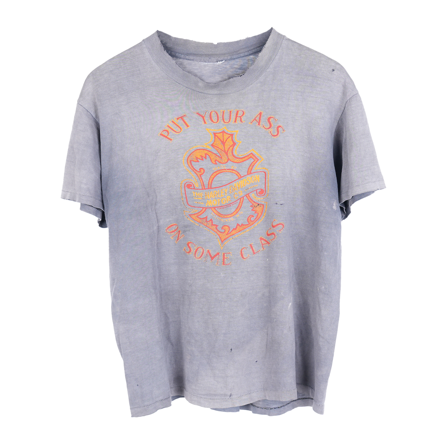 VINTAGE GREY HARLEY DAVIDSON TEE