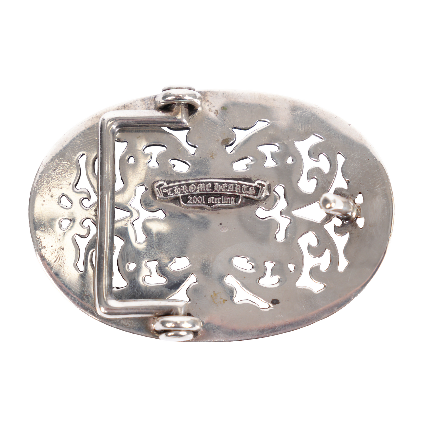 CHROME HEARTS STAR OVAL BUCKLE