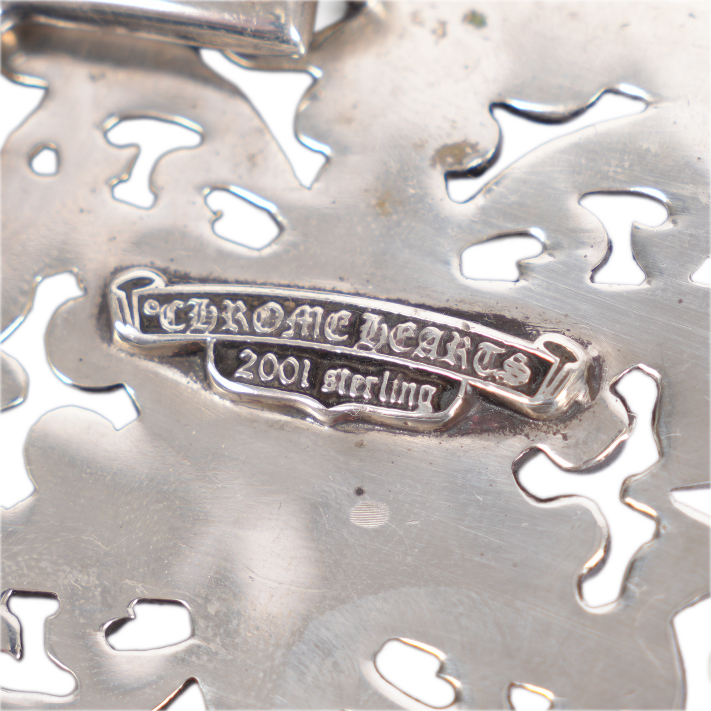 CHROME HEARTS STAR OVAL BUCKLE