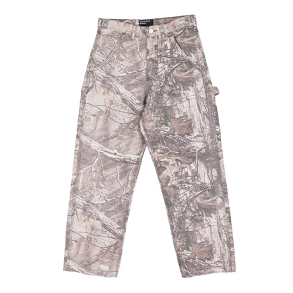 ERD Real Tree Distressed Camo Carpenter Pants Size 28