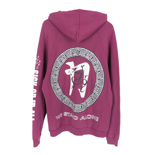 VINTAGE MAROON SICK OF IT ALL HOODIE