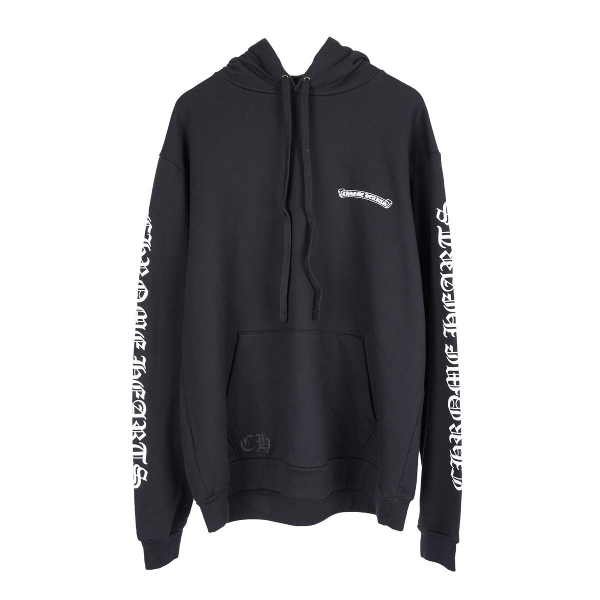 CHROME HEARTS SCROLL LOGO PULLOVER HOODIE