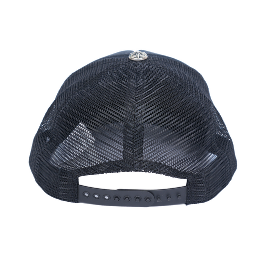 CHROME HEARTS BLACK NYC TRUCKER HAT