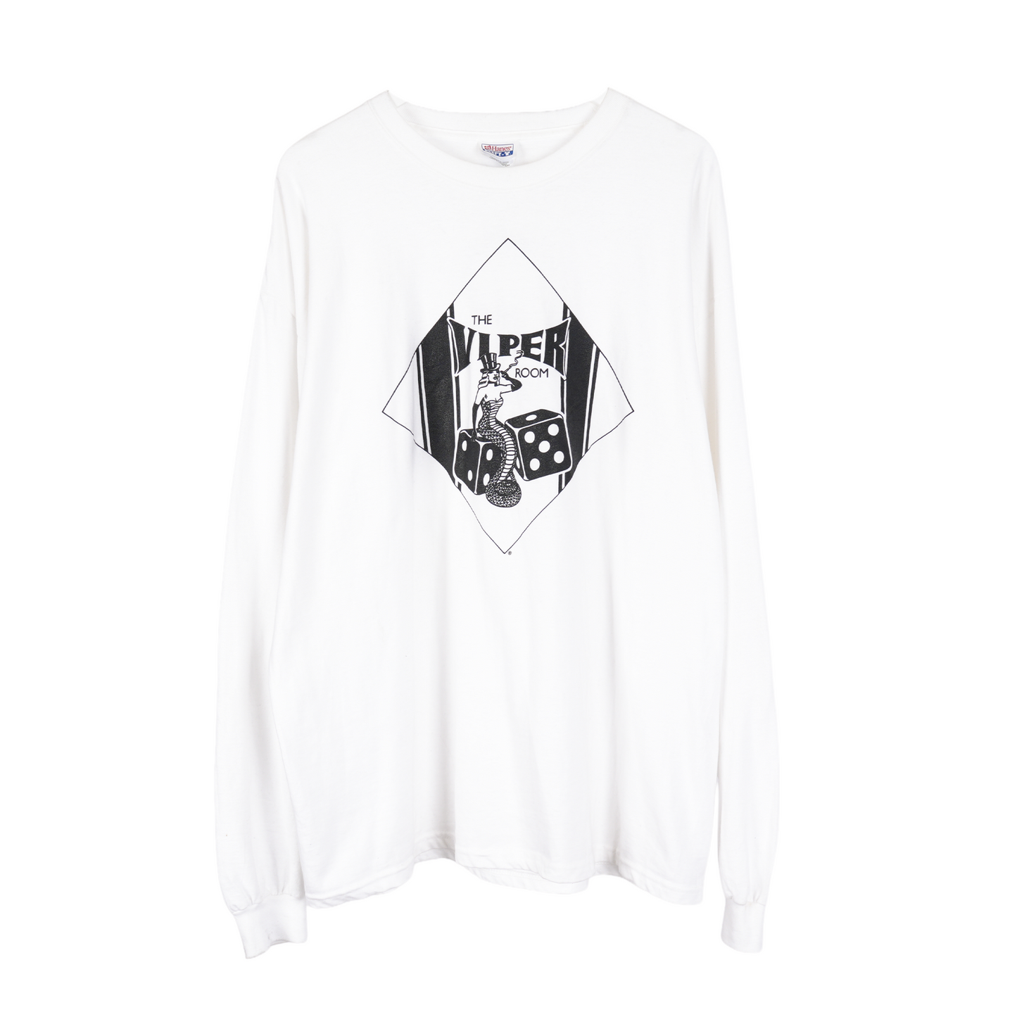 VINTAGE WHITE THE VIPER ROOM MERCHANDISE LONG SLEEVE