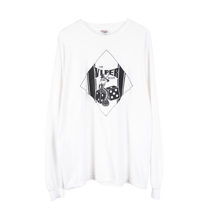 VINTAGE WHITE THE VIPER ROOM MERCHANDISE LONG SLEEVE