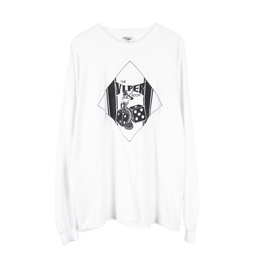 VINTAGE WHITE THE VIPER ROOM MERCHANDISE LONG SLEEVE