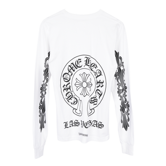CHROME HEARTS LAS VEGAS FLORAL HORSESHOE POCKET LONG SLEEVE
