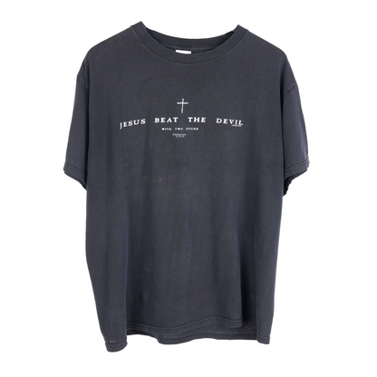 VINTAGE JESUS BEAT THE DEVIL TEE